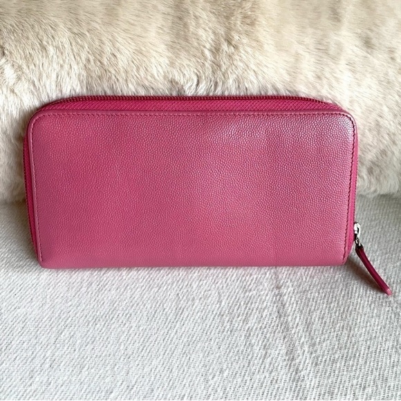CHANEL Long Wallet Pink CC Mark/Coco Button (Made in Italy🇮🇹) - Picture 2 of 11